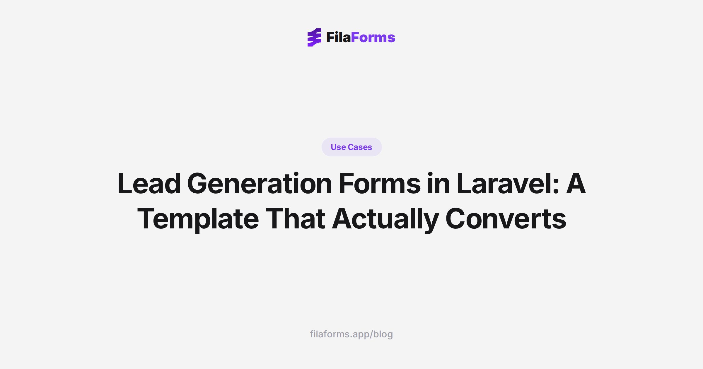 Lead Generation Forms in Laravel: A Template That Actually Converts ...