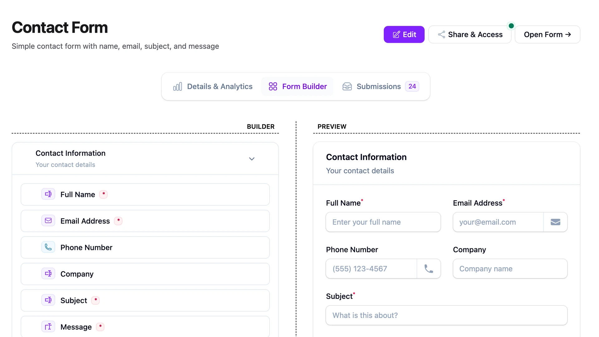 Building a contact form in Laravel with Filament (step-by-step)