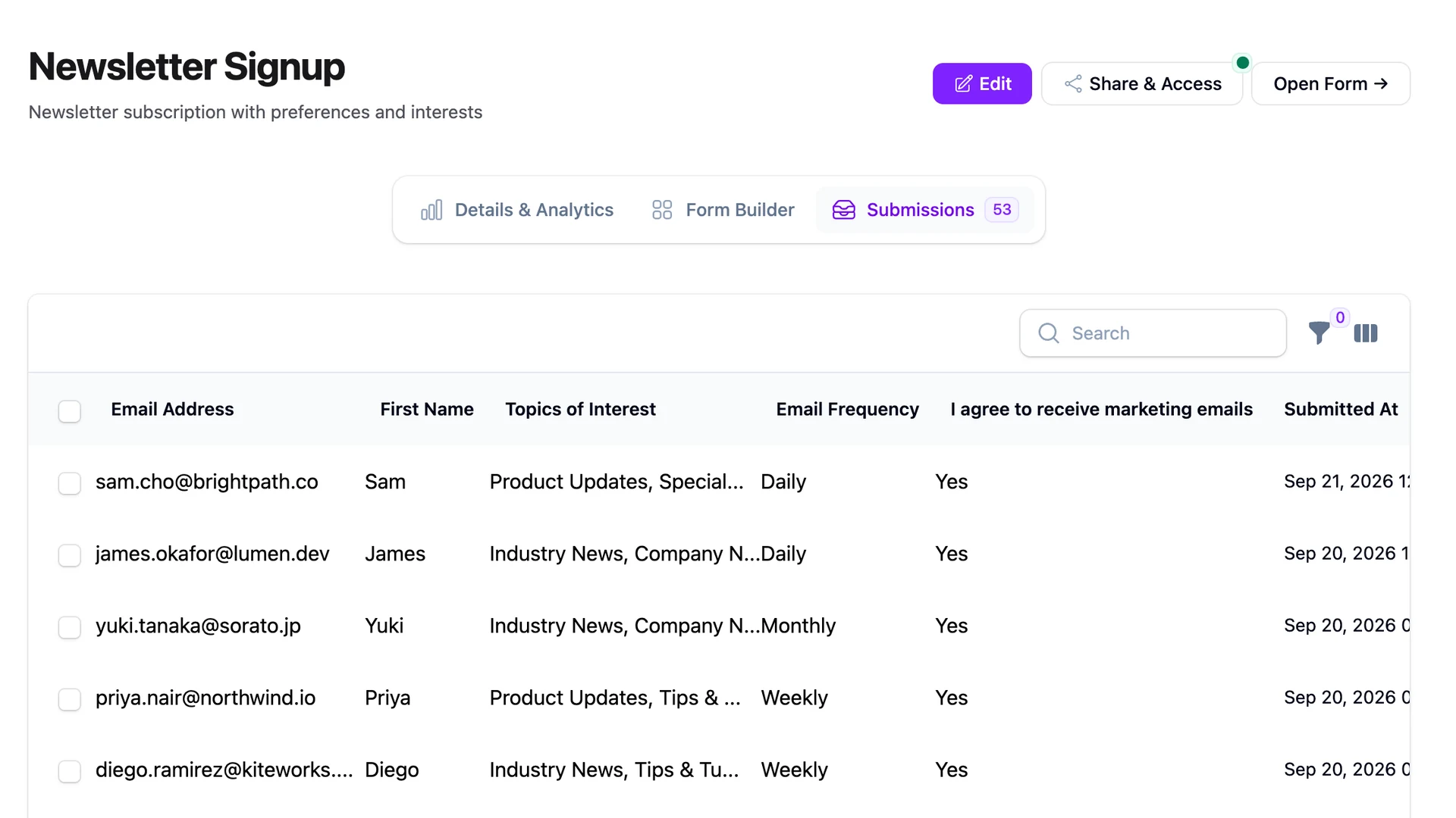 Mailchimp Integration: Auto-Subscribe Form Respondents